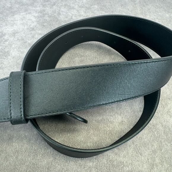 Gucci 2015 Re Edition Wide Leather Belt Gg Double Marmont Black 400593 100/40 - Picture 5 of 9